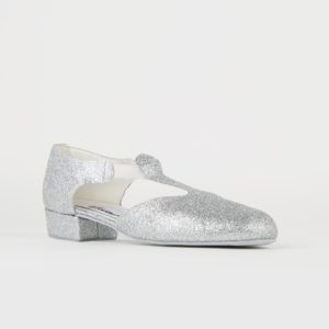 1312-S: Rumpf: Greek Sandal Silver glitter