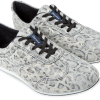 Mod. 183-435: Diamant Ladies Dance Shoes - Sølv / Leopard