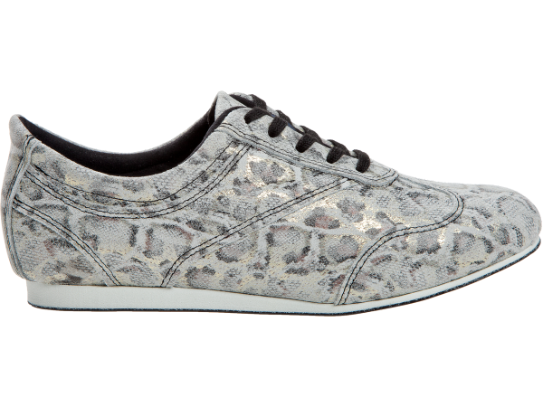 Mod. 183-435: Diamant Ladies Dance Shoes - Sølv / Leopard