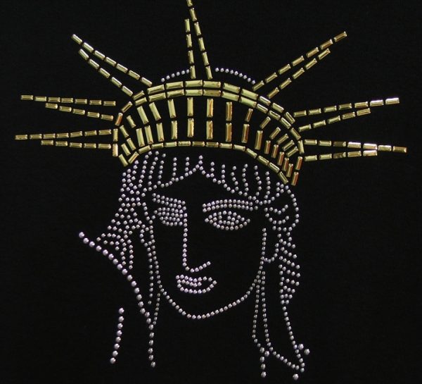 SC143: Swarovski krystallmotiv - Liberty Head