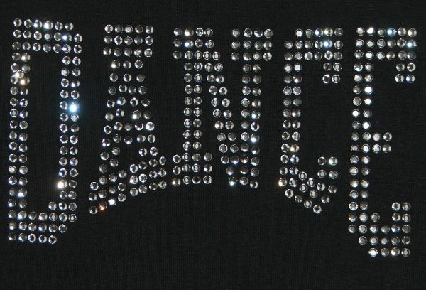 SC341: Swarovski krystallmotiv - Dance (Word Art)