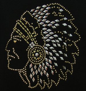 SC81: Swarovski Krystallmotiv – Indian Head