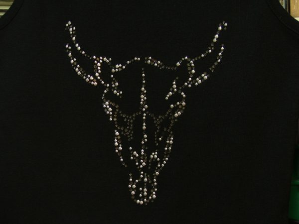 SC379: Swarovski krystallmotiv - Steers Head