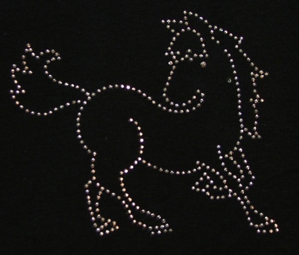 SC385: Swarovski krystallmotiv - Pony