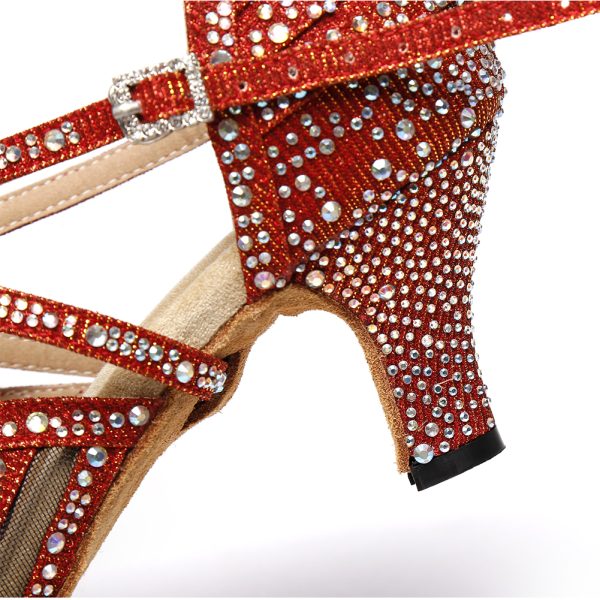 LID403: iDance Ladies Crystal Latin shoes
