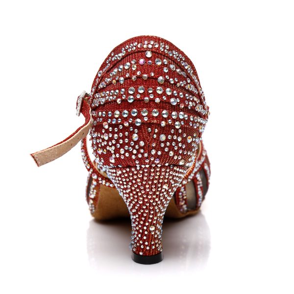 LID403: iDance Ladies Crystal Latin shoes