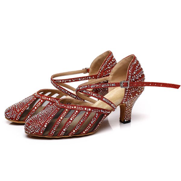 LID403: iDance Ladies Crystal Latin shoes