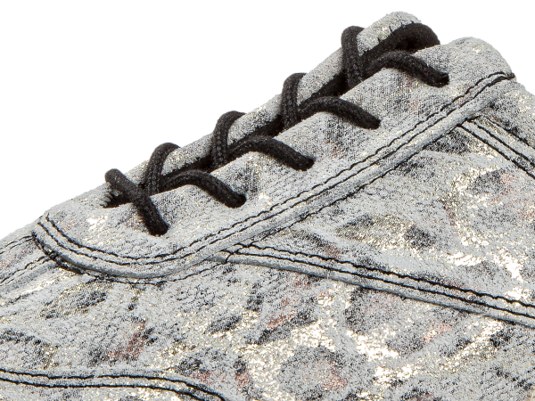 Mod. 183-435: Diamant Ladies Dance Shoes - Sølv / Leopard