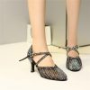 LID403: iDance Ladies Crystal Latin shoes