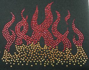 SCZ29: Swarovski Krystallmotiv - Flames