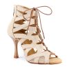 PortDance dansesko modell PD804 - Beige Gold Snake