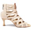 PortDance dansesko modell PD804 - Beige Gold Snake
