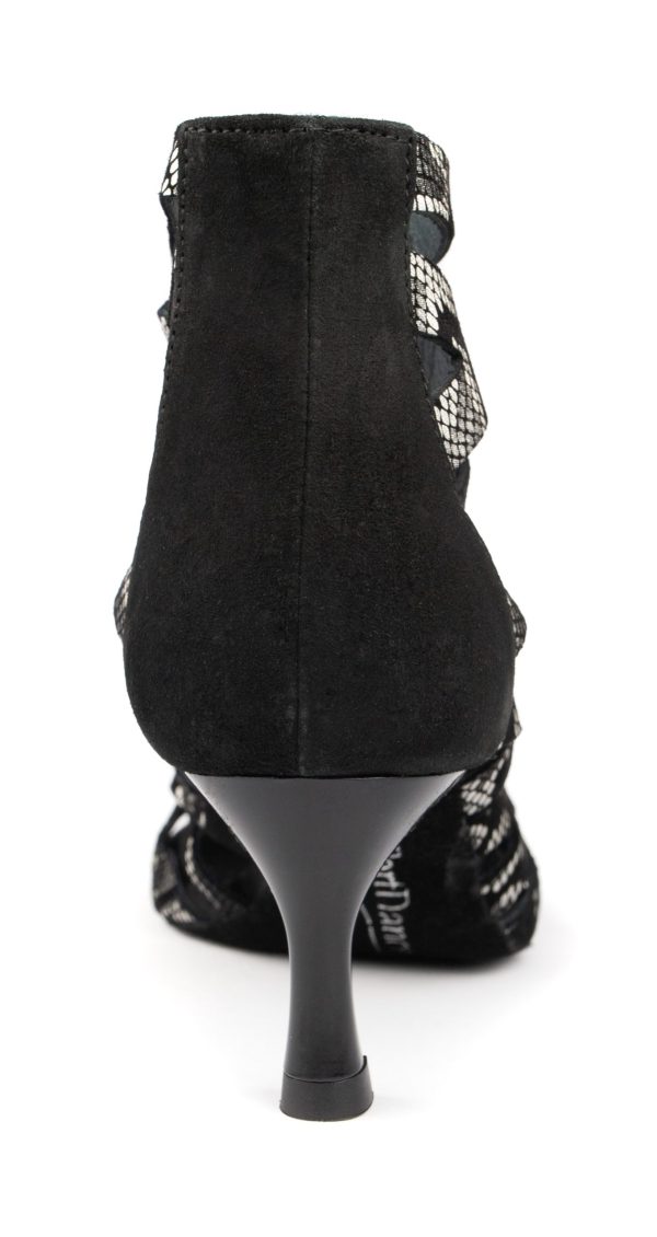 PortDance dansesko modell PD804 - Black & White Snake