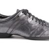 PortDance dansesko modell PD Casual 001 - Black/Silver