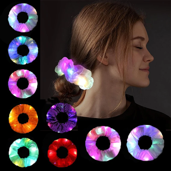 Hårstrikk med LED-lys Hårstrikk med LED-lys
