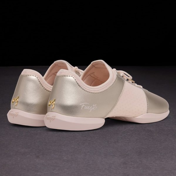 Fuego dansesko modell Split Sole Champagne Fuego dansesko modell Split Sole Champagne