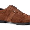 PortDance dansesko modell PD Pietro Street - Brown Nubuck