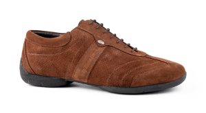 PortDance dansesko modell PD Pietro Street - Brown Nubuck
