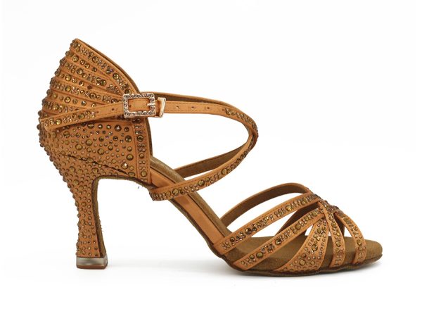 PortDance dansesko modell PD MOV Susana - Dark Tan PortDance dansesko modell PD MOV Susana