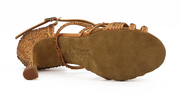 PortDance dansesko modell PD MOV Susana - Dark Tan PortDance dansesko modell PD MOV Susana